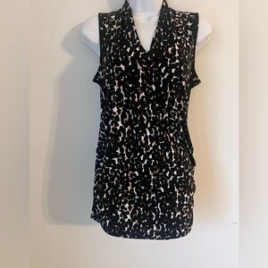 A Pea in the Pod Maternity Top - Size M -Animal Print Work Wear